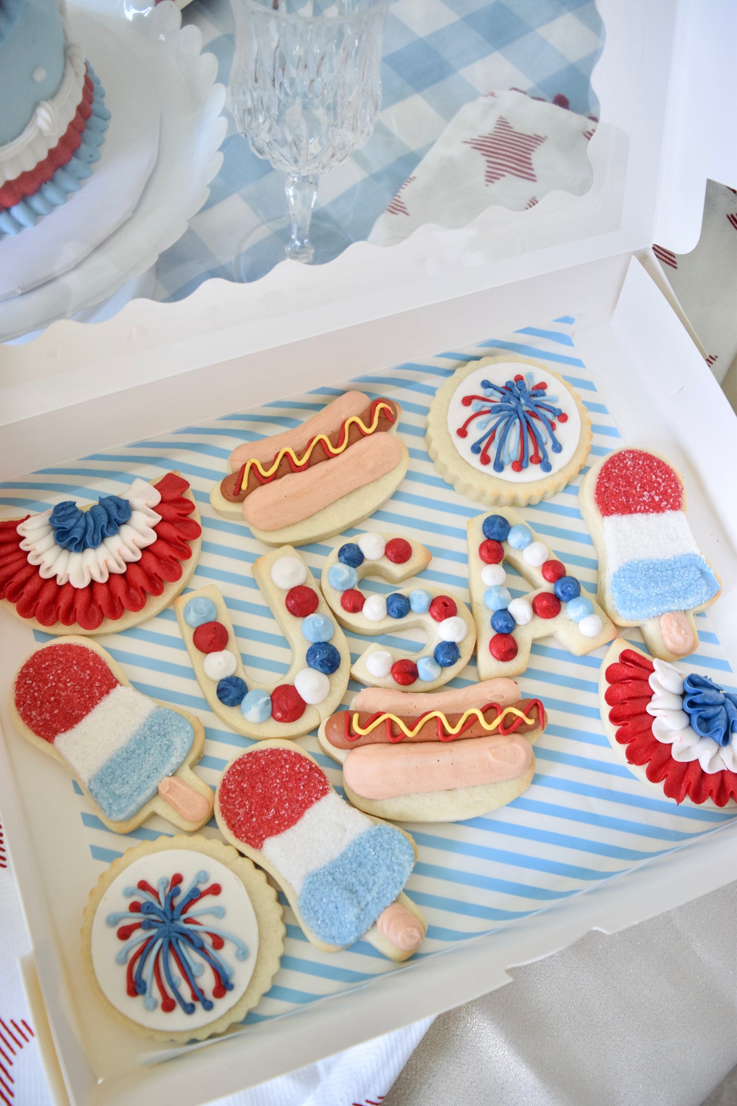Patriotic Cookie Box