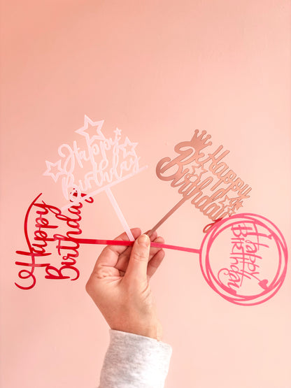 Add a cake topper