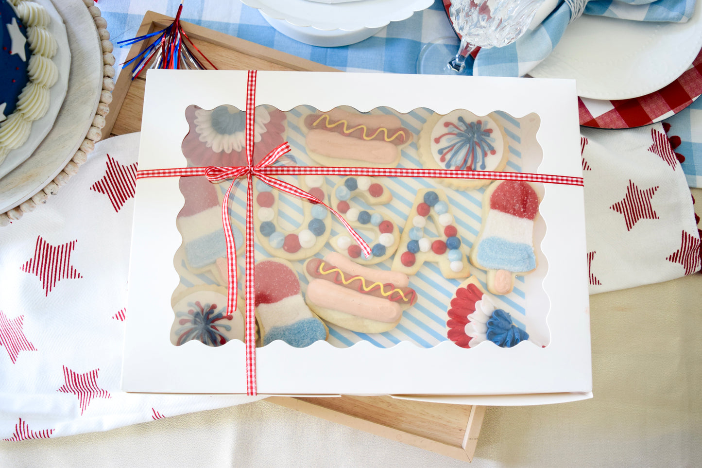 Patriotic Cookie Box